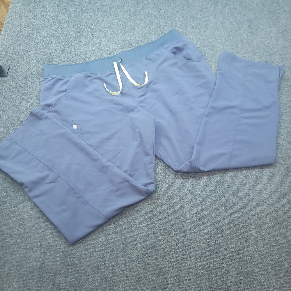 FIGS Technical Collection Scrub Pants XXL Blue Straight Leg Cargo T21004 Mens